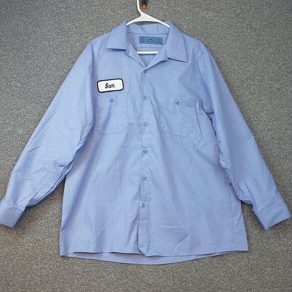 Cintas Comfort Flex‎ Work Shirt Mens XL RG 935 Replacement Uniform Maintenance - Picture 1 of 11